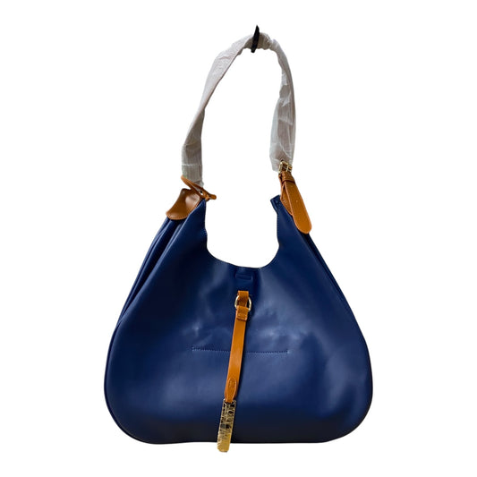 Handbag  In Navy, Size:Large