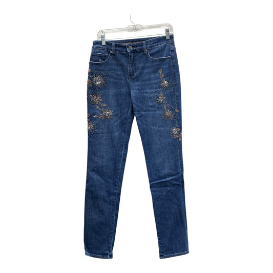 Jeans Skinny By Chicos In Blue Denim, Size:2