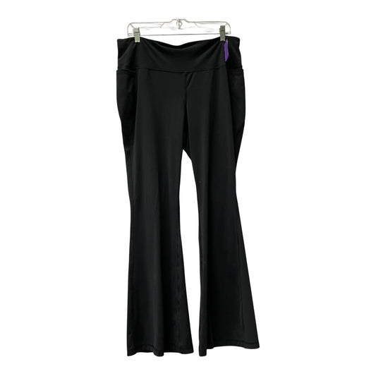 Athletic Pants By Lane Bryant In Black, Size:1X