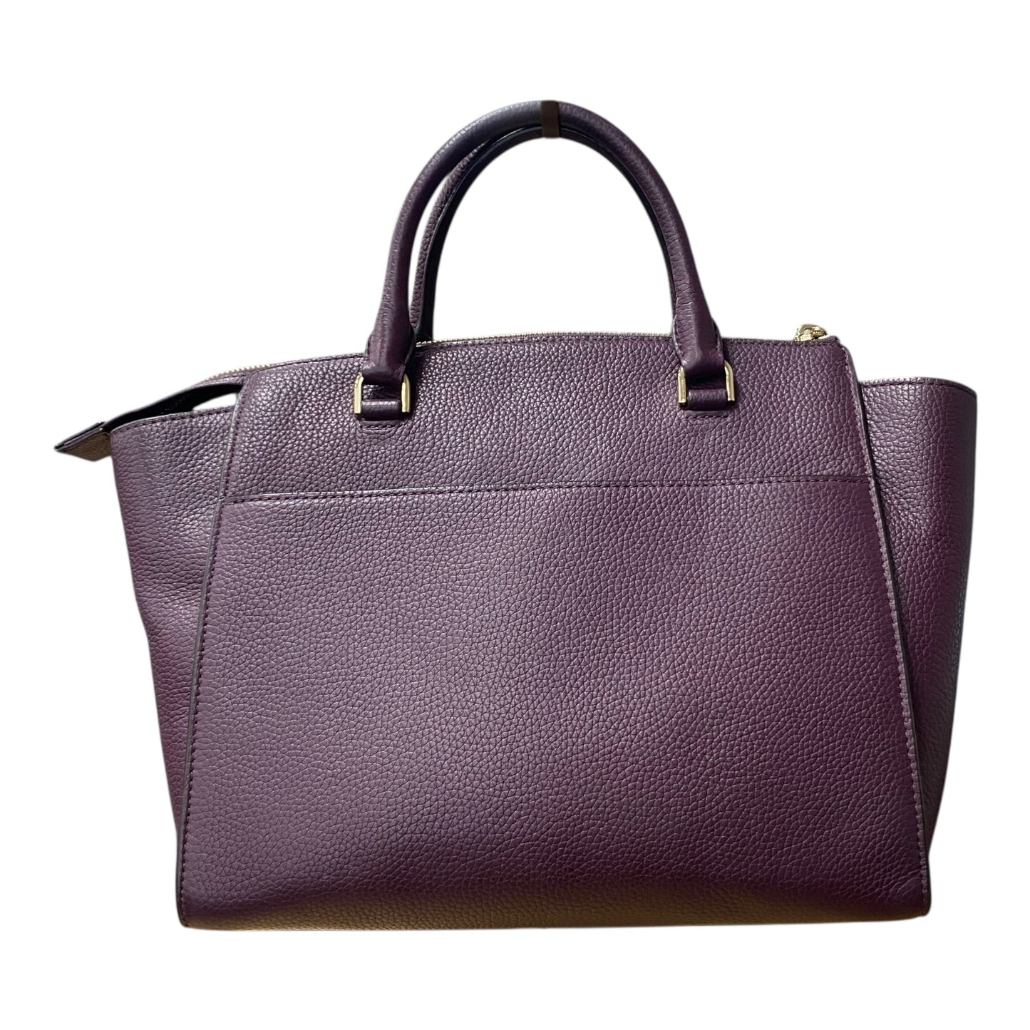 Handbag Designer By Michael Kors In Purple, Size:Medium