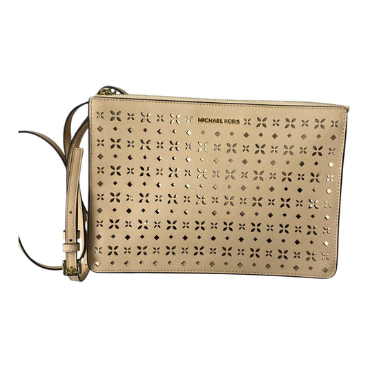 Crossbody Designer By Michael Kors In Tan, Size:Medium