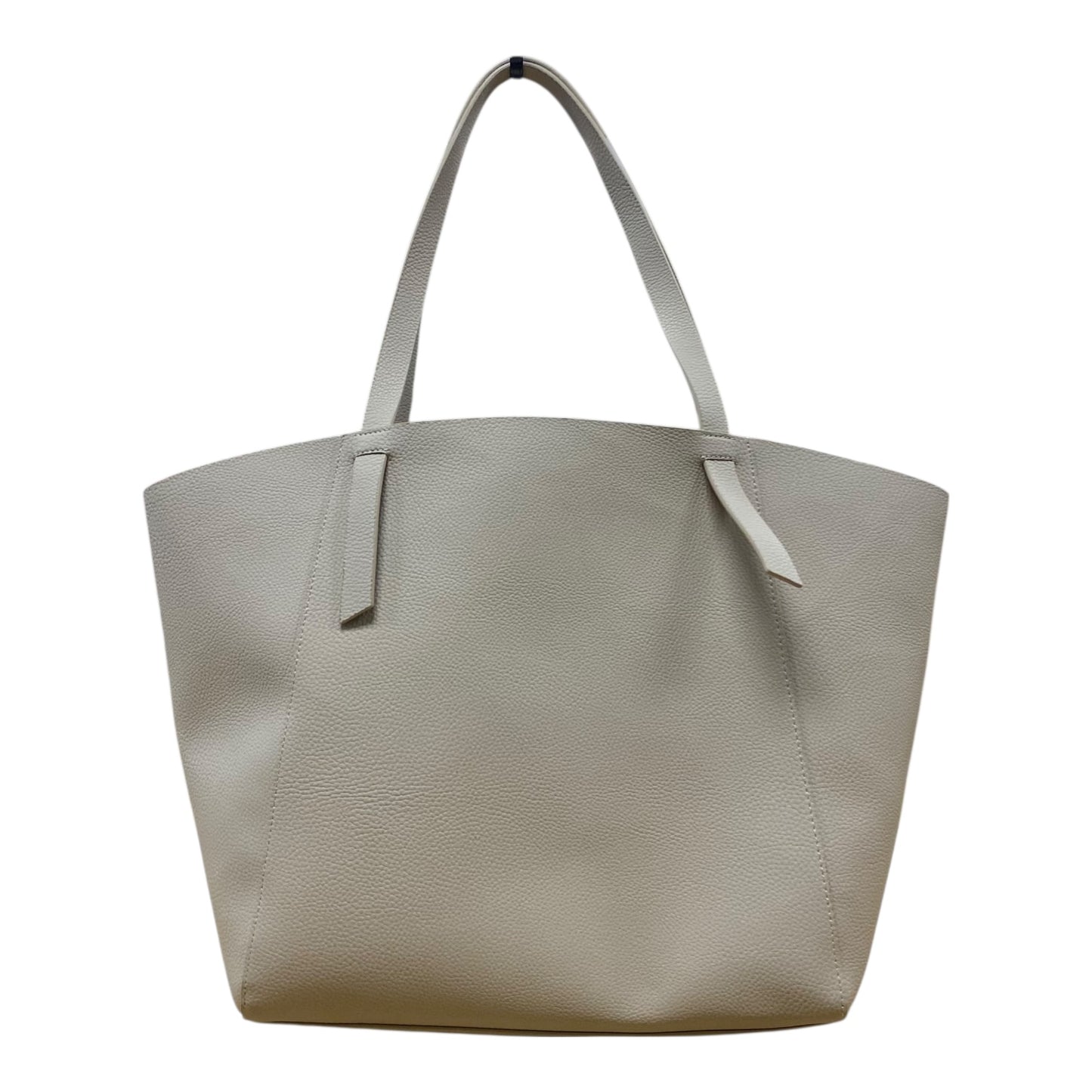 Tote By Donna Karan In Ivory, Size:Medium