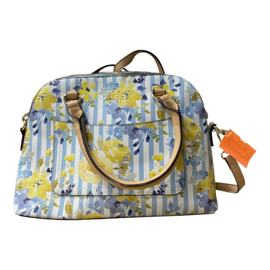Handbag By Nanette Lepore In Blue & Yellow, Size:Medium