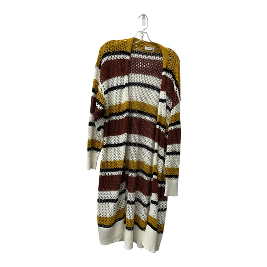 Sweater Cardigan By Nine West In Multi, Size:2X
