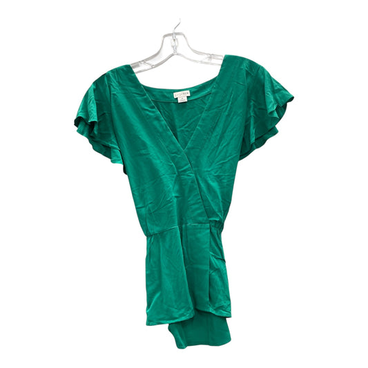 Top Ss By J. Crew In Green, Size:M
