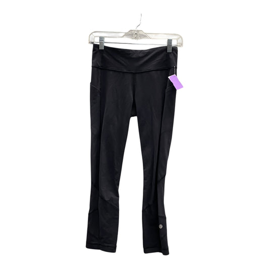 Athletic Leggings By Lululemon In Black, Size:4