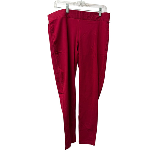 Pants Leggings By Torrid In Red, Size:20
