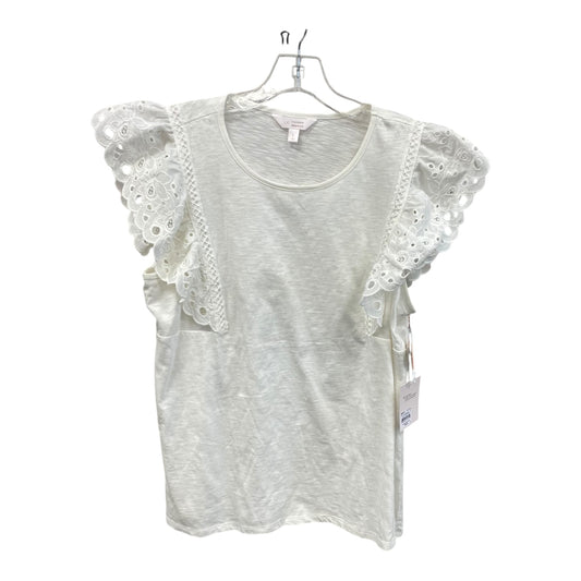 Top Sleeveless By Lc Lauren Conrad In Cream, Size:L