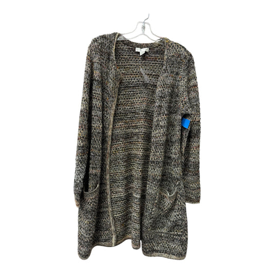 Sweater Cardigan By Christopher And Banks In Brown, Size:Xl