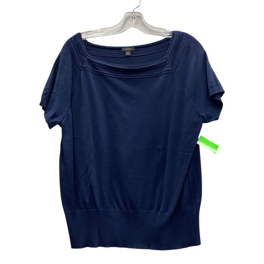 Top Ss By Ann Taylor In Navy, Size:Xl
