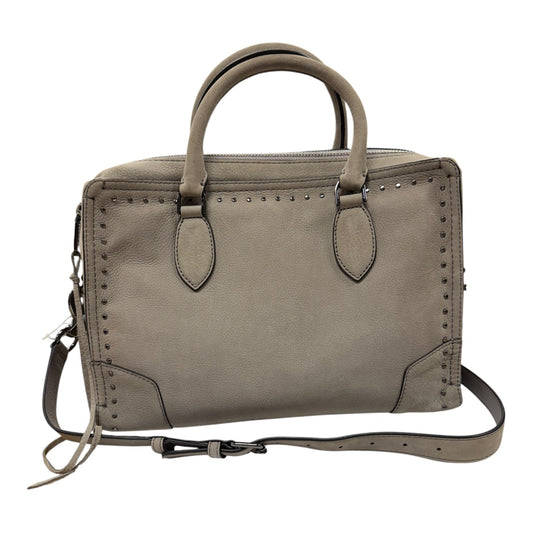 Handbag Designer By Rebecca Minkoff In Taupe, Size:Medium