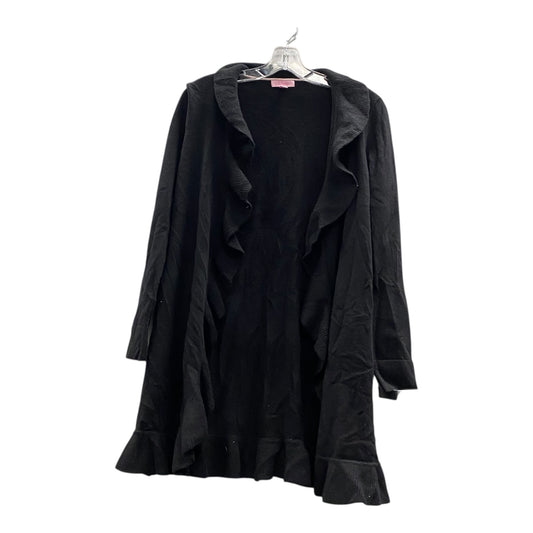 Sweater Cardigan Designer By Lilly Pulitzer In Black, Size:Xs