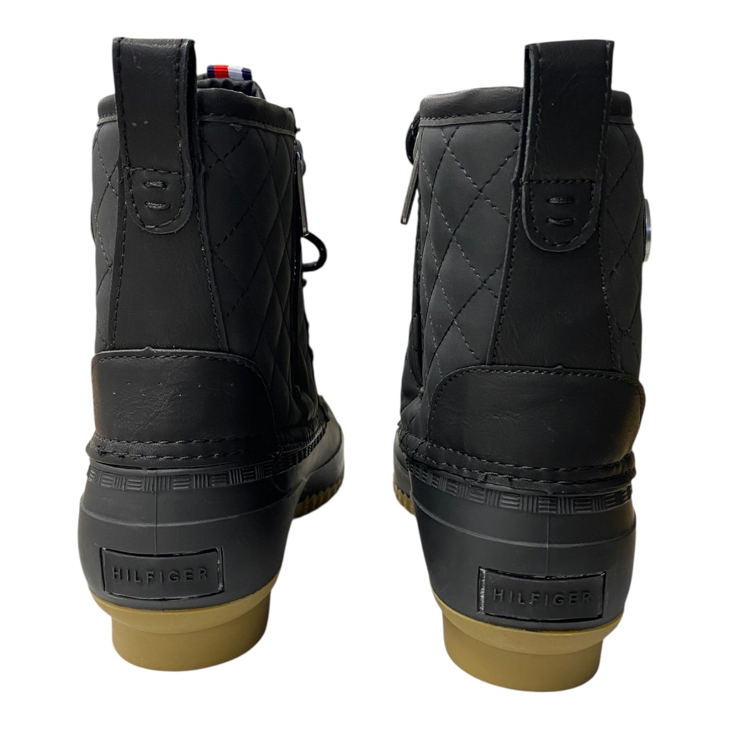 Boots Rain By Tommy Hilfiger In Black, Size:9