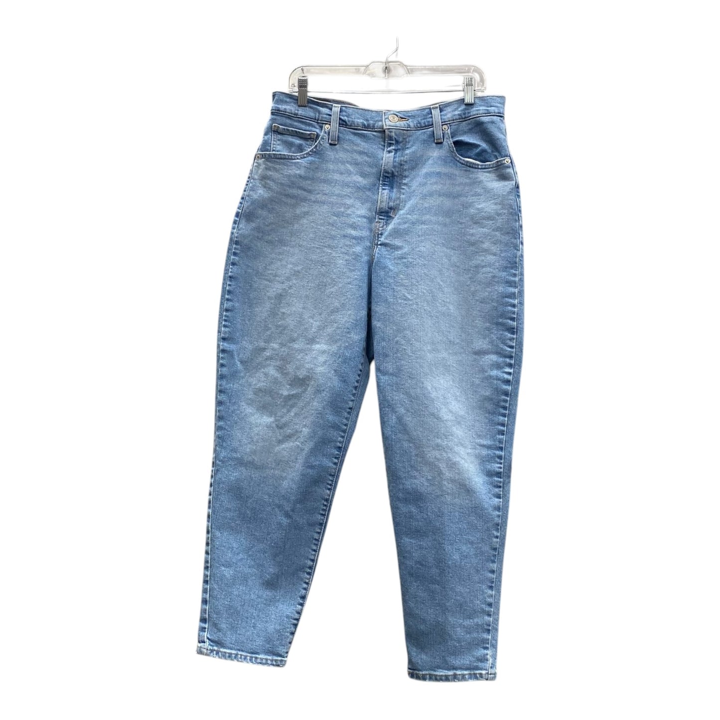 Jeans Skinny By Levis In Blue Denim, Size:14