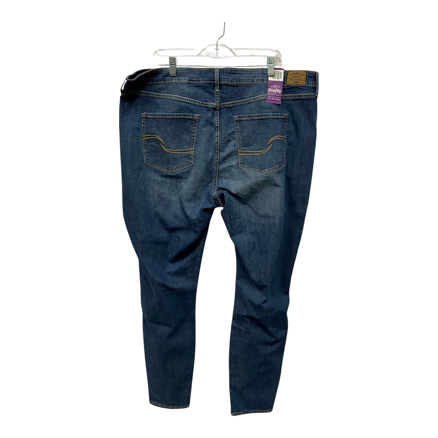 Jeans Skinny By Levis In Blue, Size:24