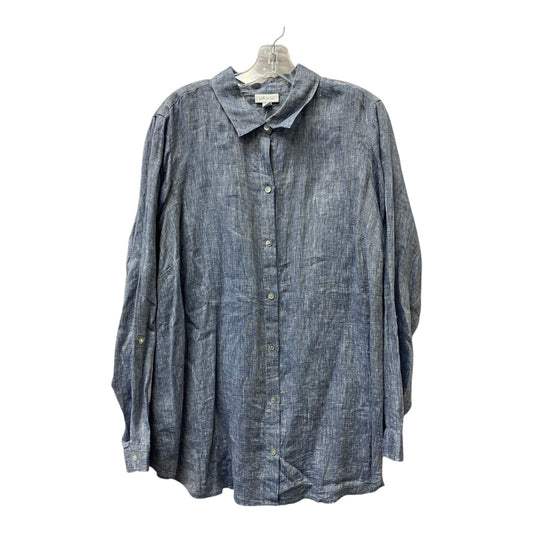 Top Ls By J. Jill In Blue, Size:Xl