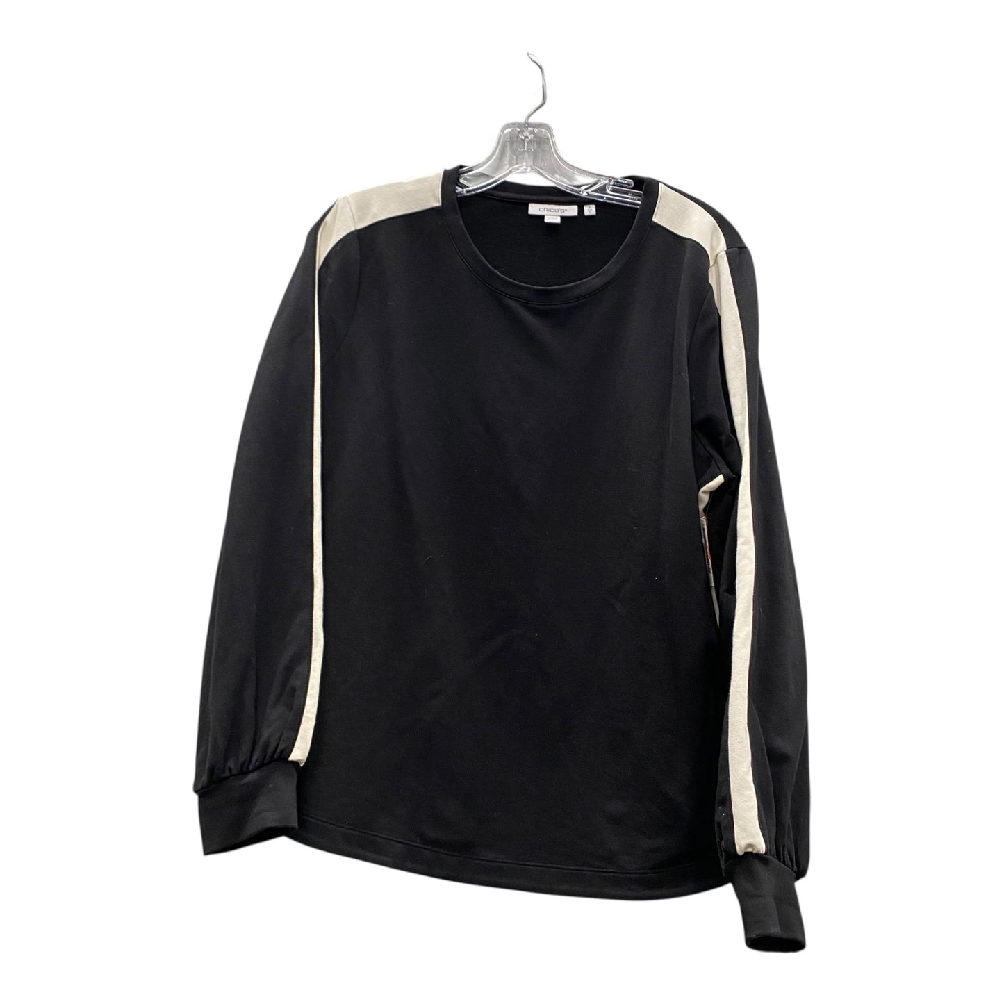 Top Ls By Chicos In Black, Size:L