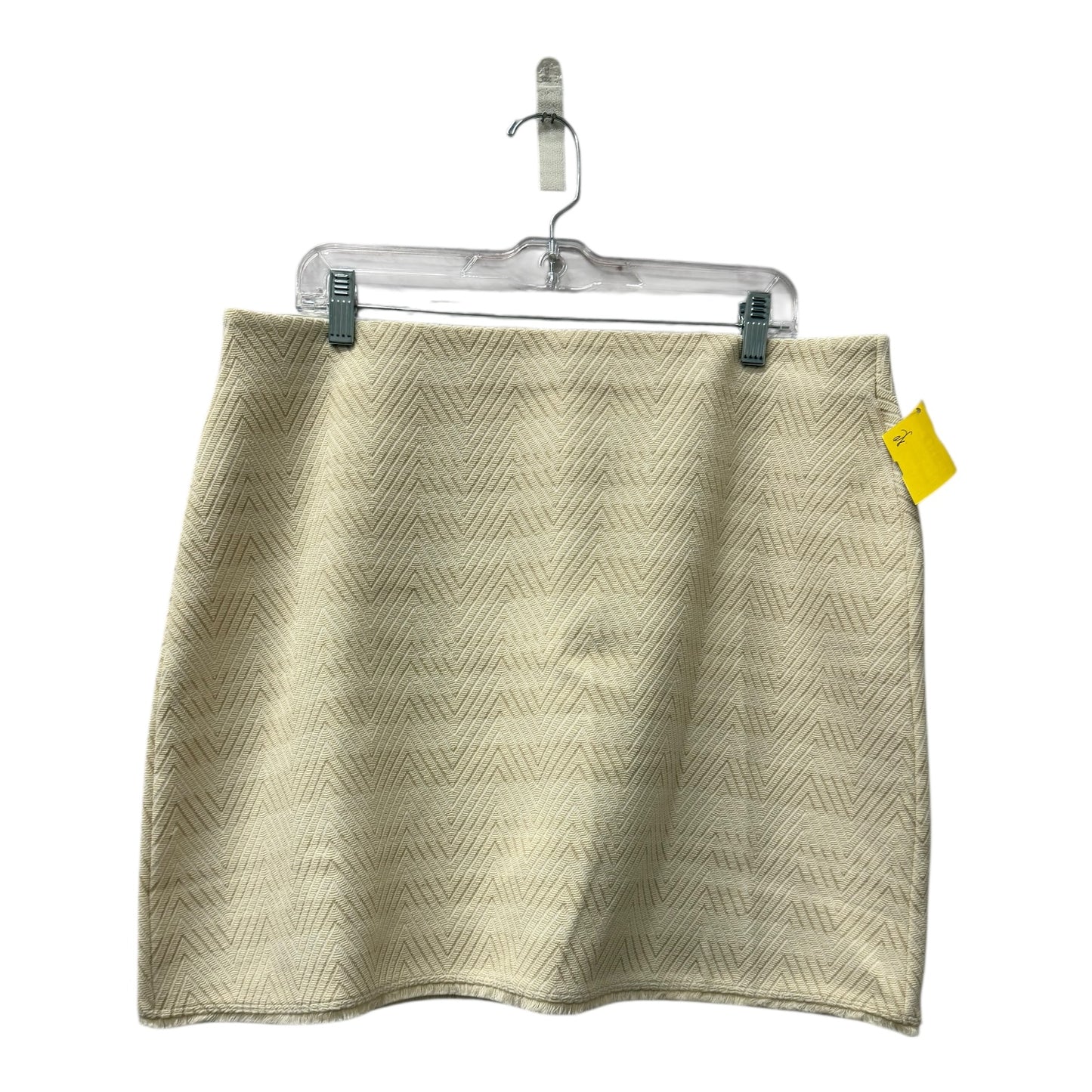 Skirt Mini & Short By Loft In Ivory, Size:12