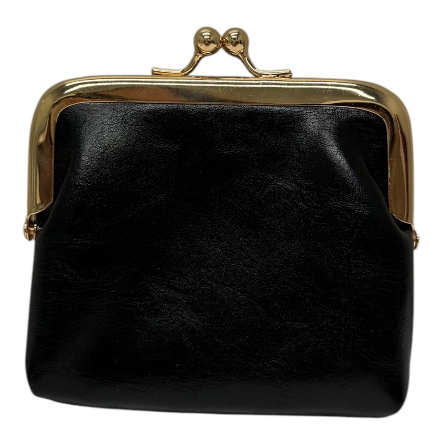 Coin Purse In Black, Size:Small