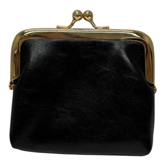 Coin Purse In Black, Size:Small