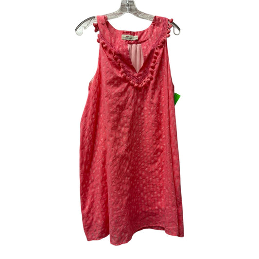 Dress Casual Short By Vineyard Vines In Pink, Size:Xl