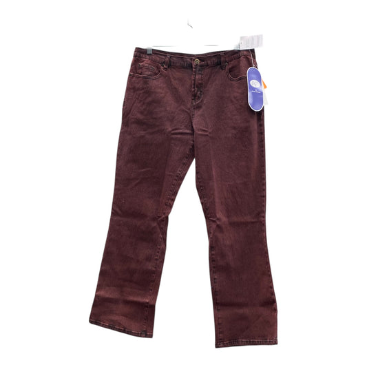 Jeans Boot Cut By Dg2 In Red, Size:12P