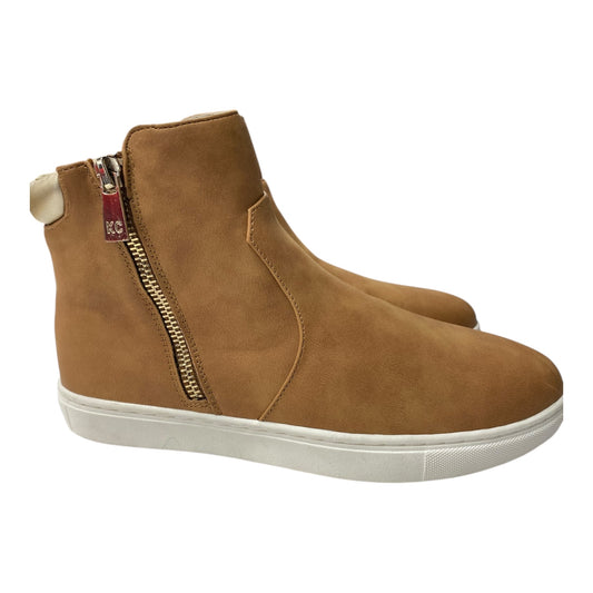 Boots Ankle Flats By Kenneth Cole In Brown, Size:5