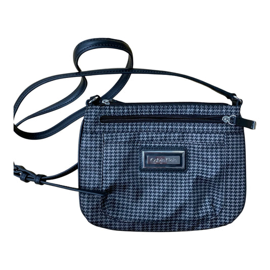 Crossbody By Calvin Klein In Black & Grey, Size:Small