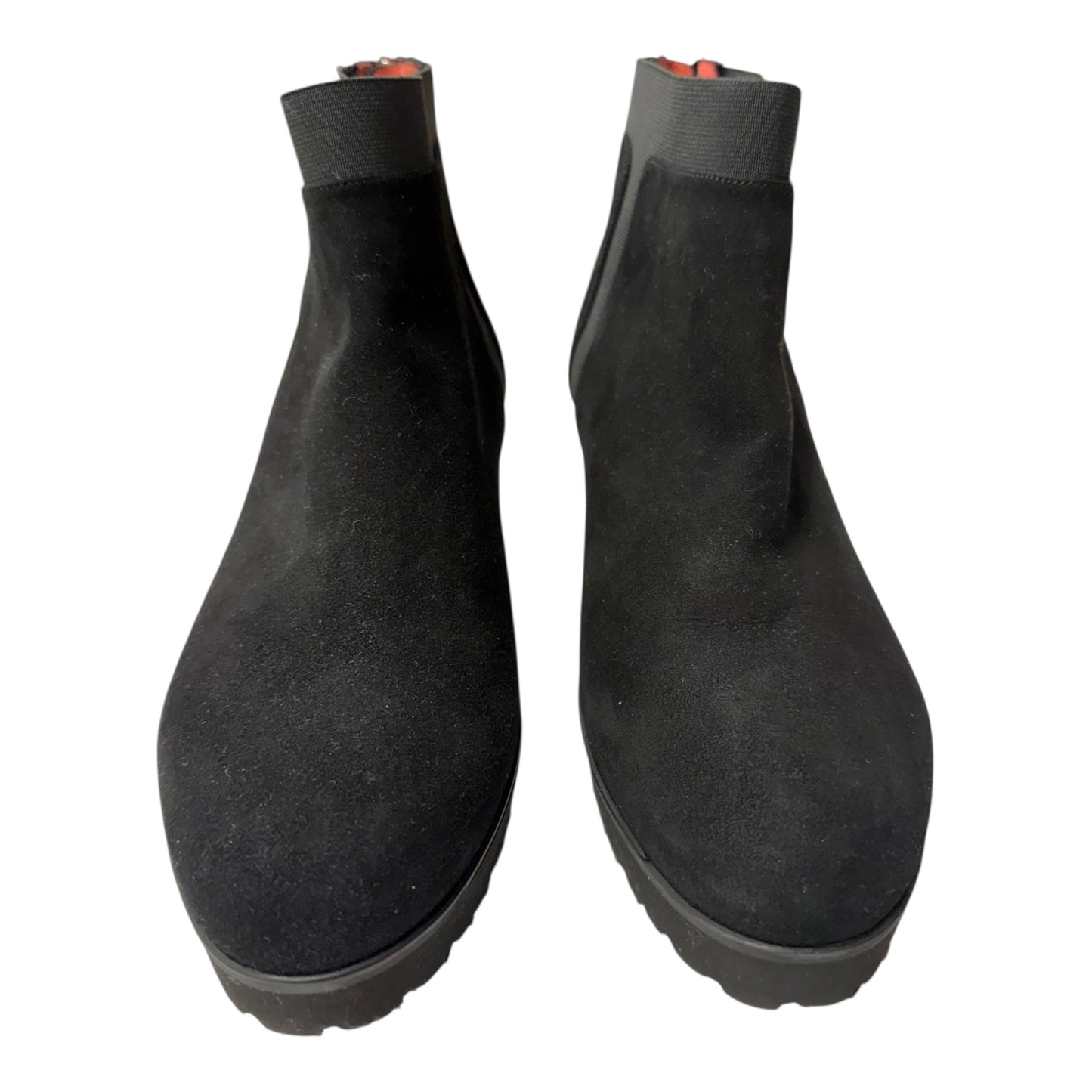 Boots Ankle Flats By pas ole zouge In Black, Size:8