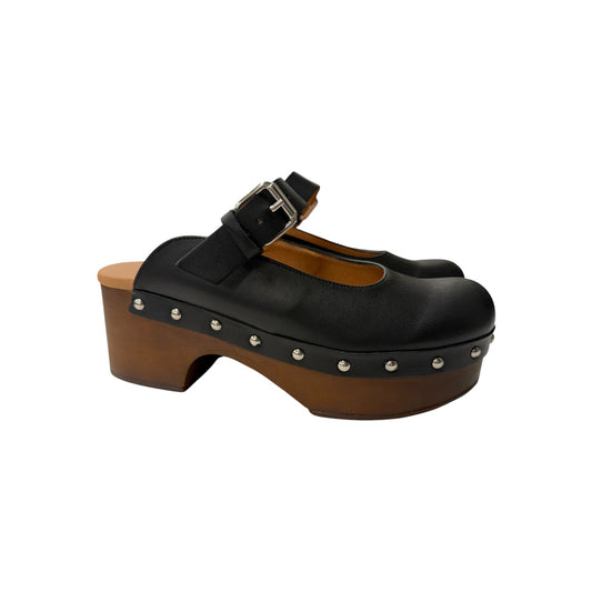 Shoes Heels Block By Anthropologie In Black, Size:7.5