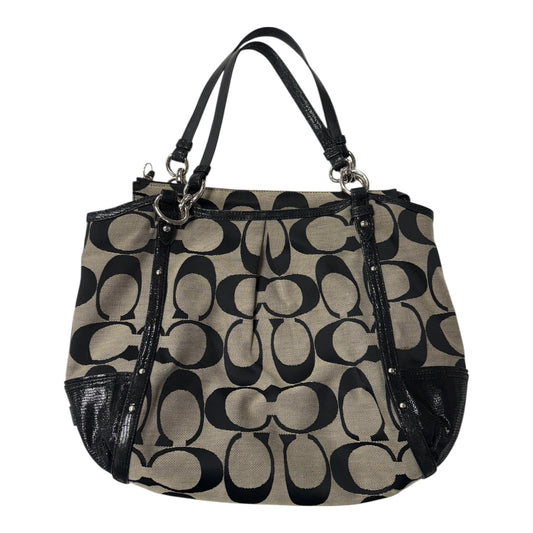 Handbag Designer By Coach In Black, Size:Medium