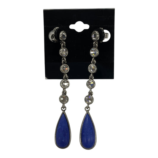 EARRINGS DANGLE/DROP by LIA SOPHIA in BLUE & SILVER