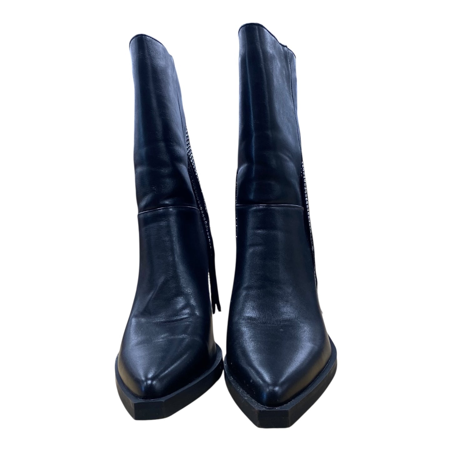 Boots Mid-Calf Heels By Simmi London In Black, Size:9