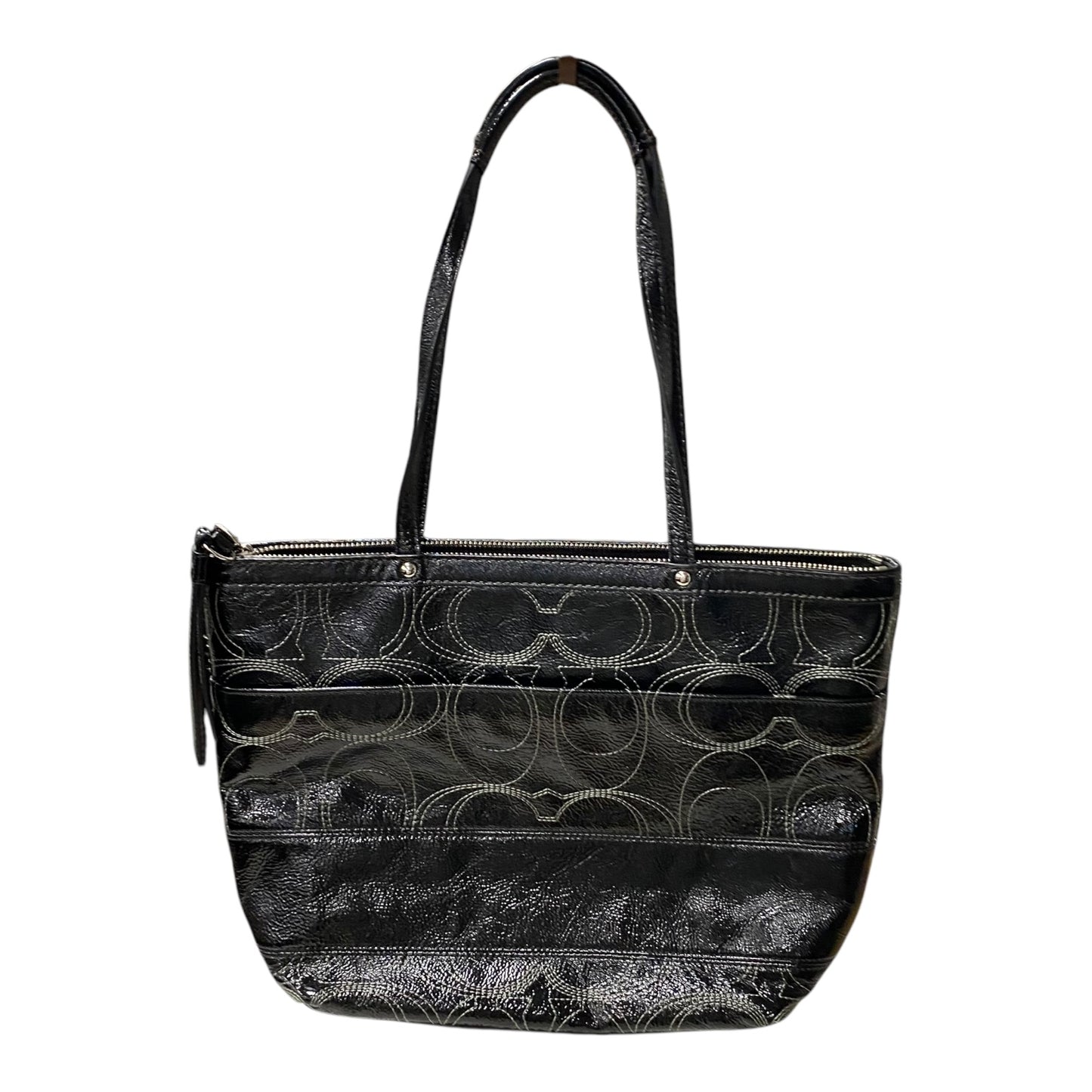 Handbag Designer By Coach In Black, Size:Medium