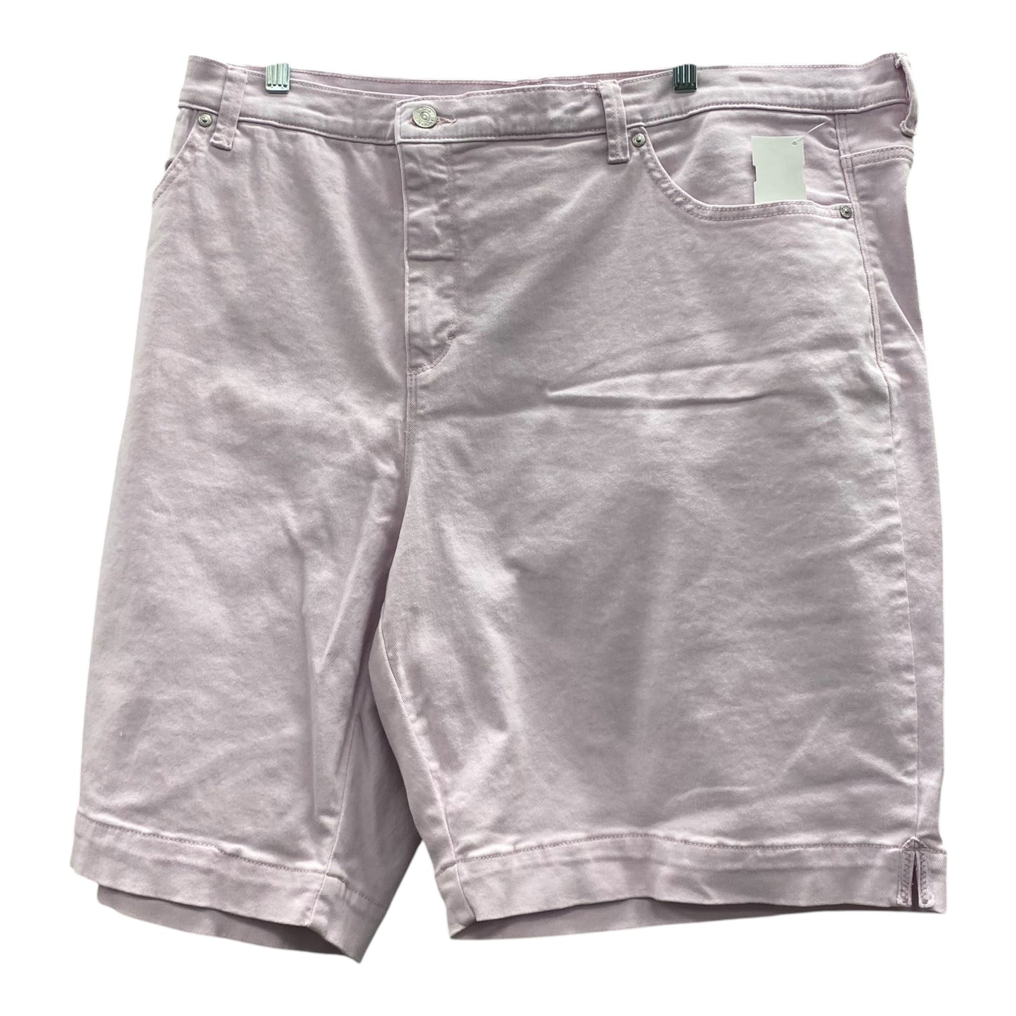 Shorts By Gloria Vanderbilt In Pink, Size:22
