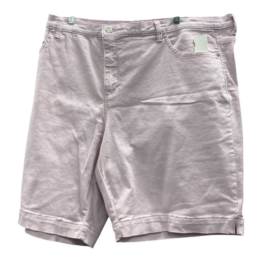Shorts By Gloria Vanderbilt In Pink, Size:22