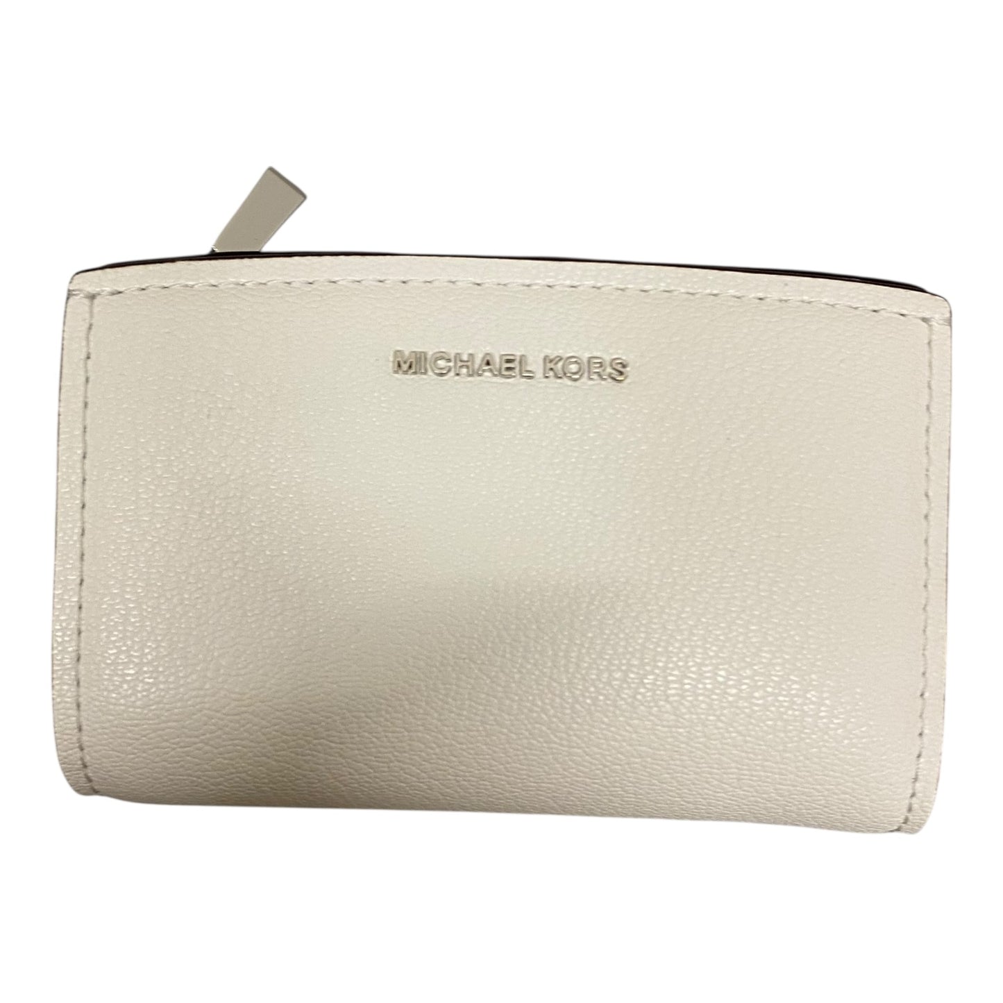 Wallet Designer By Michael Kors In White, Size:Small