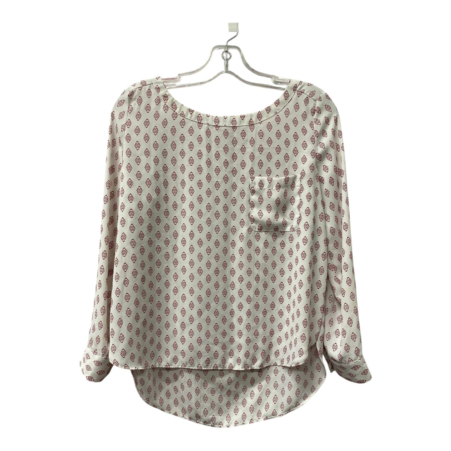 Top Ls By Loft In Red & White, Size:Sp