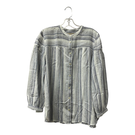 Top Ls By Loft In Blue & White, Size:M