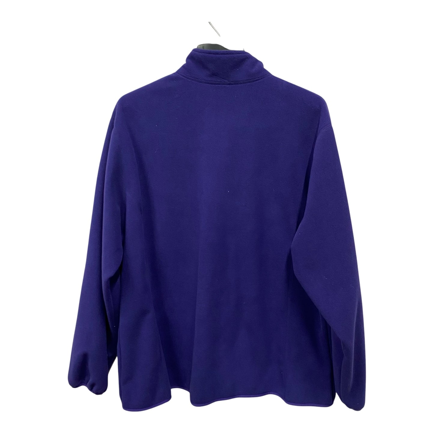 Jacket Fleece By Lands End In Purple, Size:2X