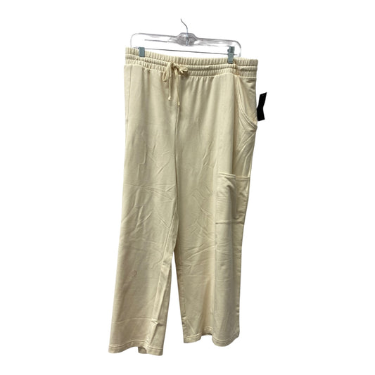 Pants Lounge By Any Body In Cream, Size:18P