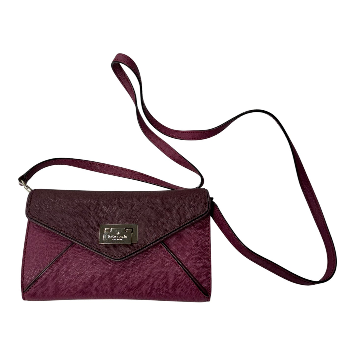 Crossbody Designer By Kate Spade In Purple, Size:Medium