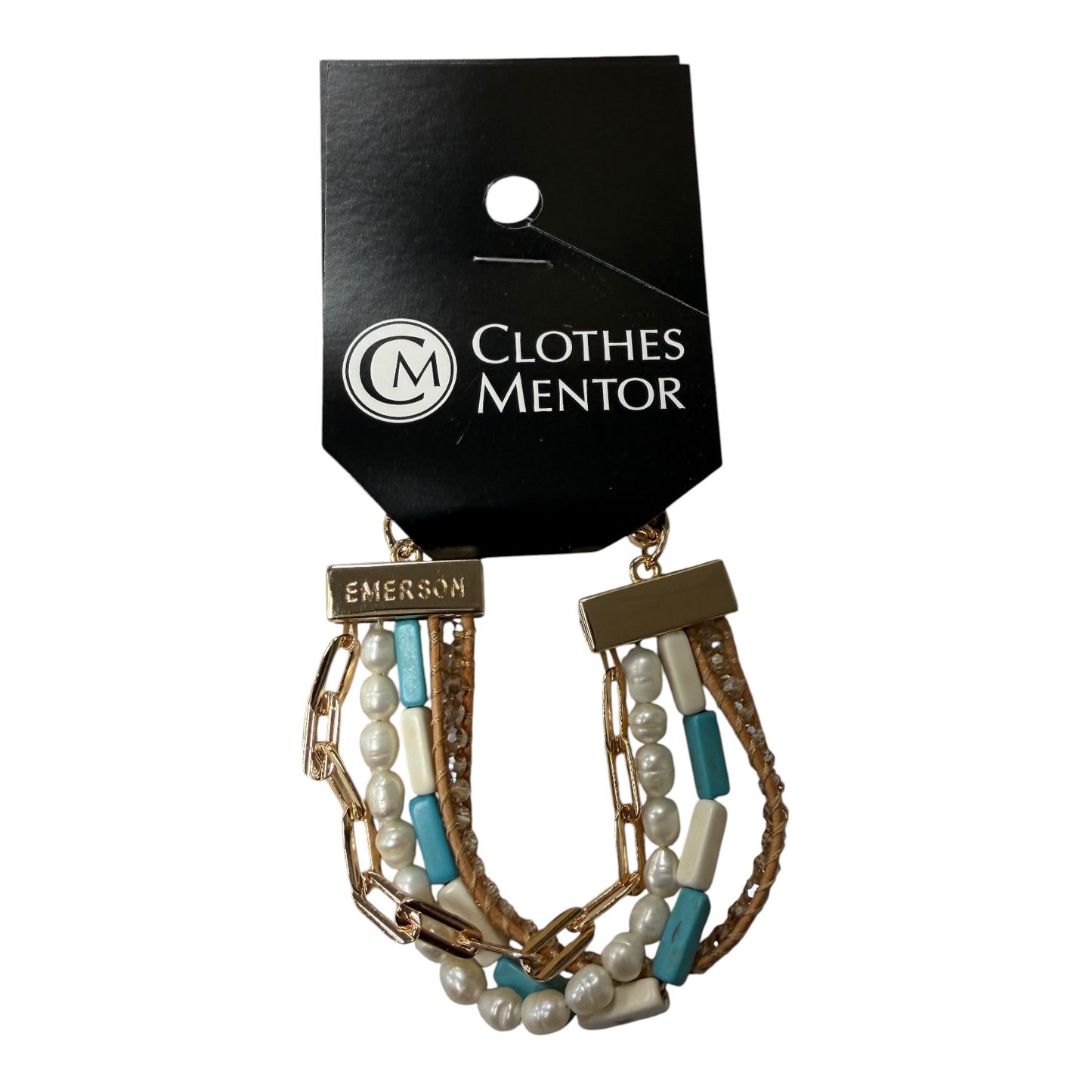 Bracelet Other By Victoria Emerson In Blue & Gold