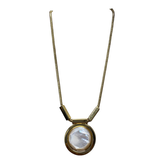 Necklace Designer By Kate Spade In Gold & White