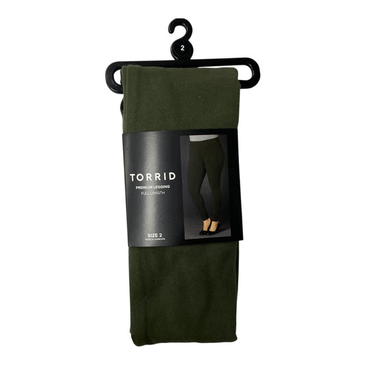 Pants Leggings By Torrid In Green, Size:2X