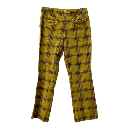 Pants Cropped By Anthropologie In Gold, Size:4