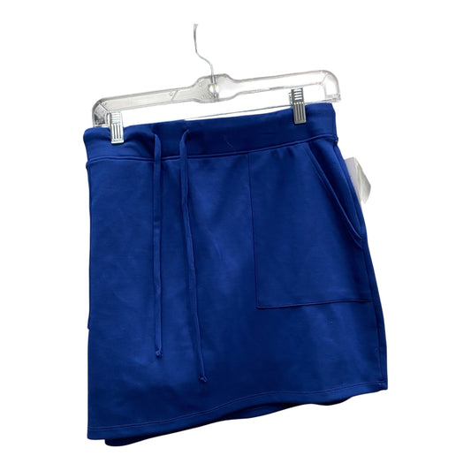 Athletic Skort By Gaiam In Blue, Size:Xl