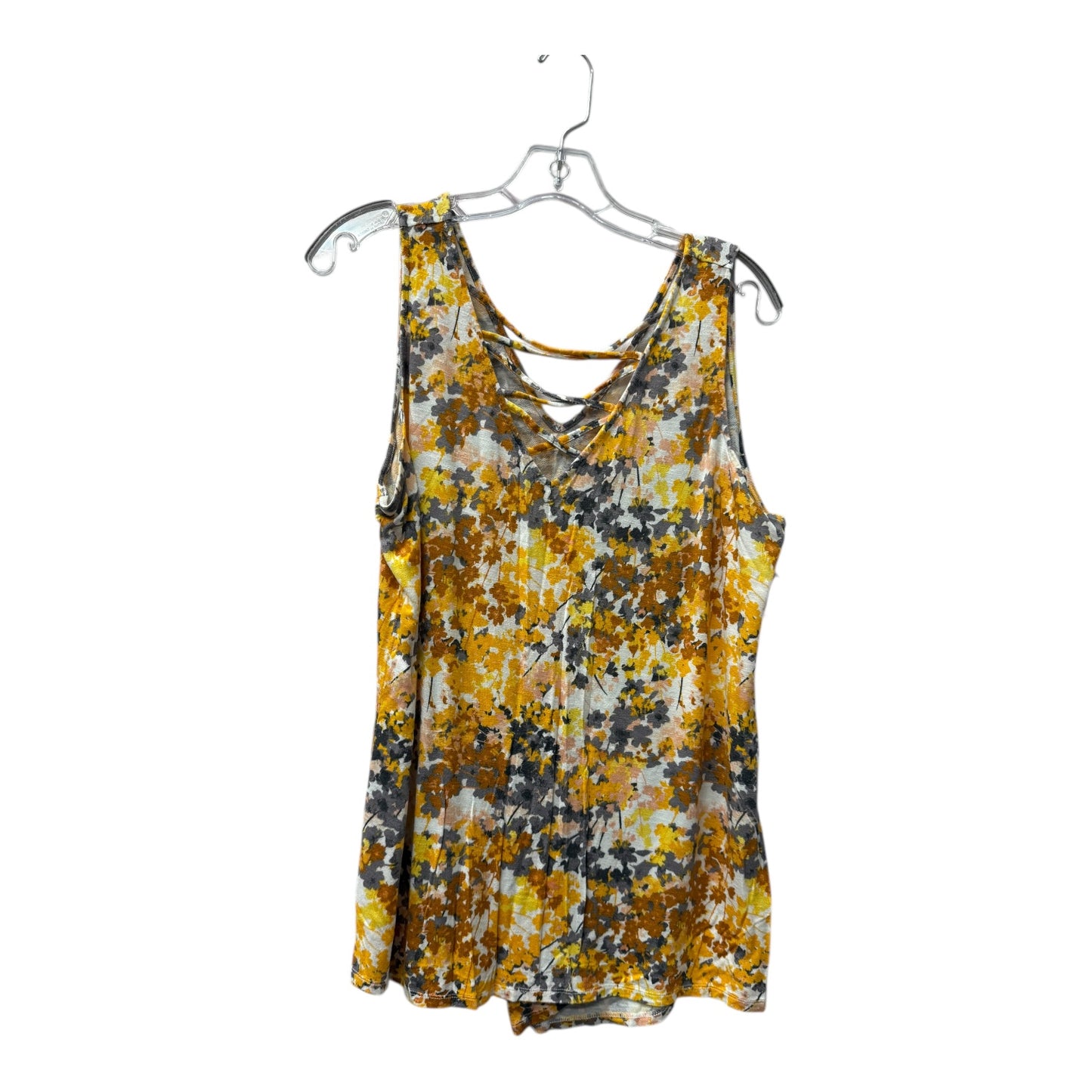 Top Sleeveless By Maurices In Yellow, Size:Xl