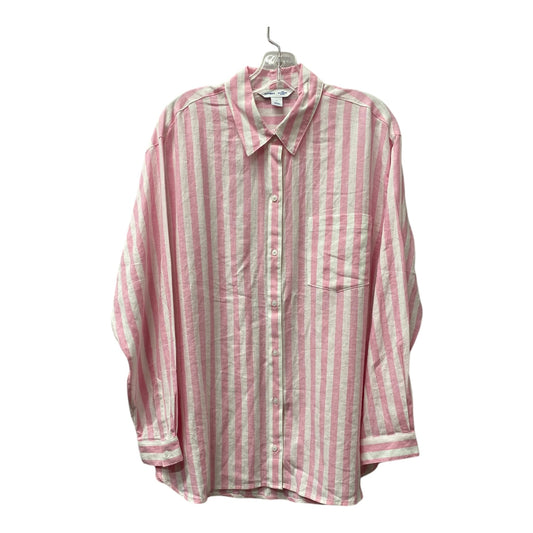 Blouse Ls By Old Navy In Pink, Size:L