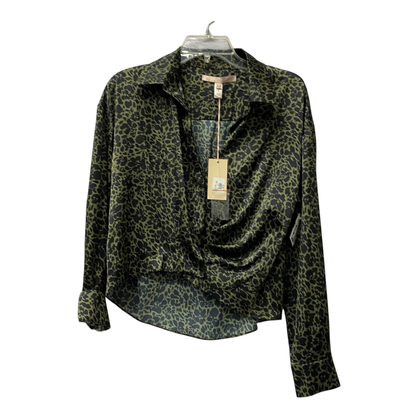 Top Ls By Hutch In Green, Size:Xs